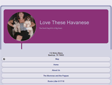 Tablet Screenshot of lovethesehavanese.com